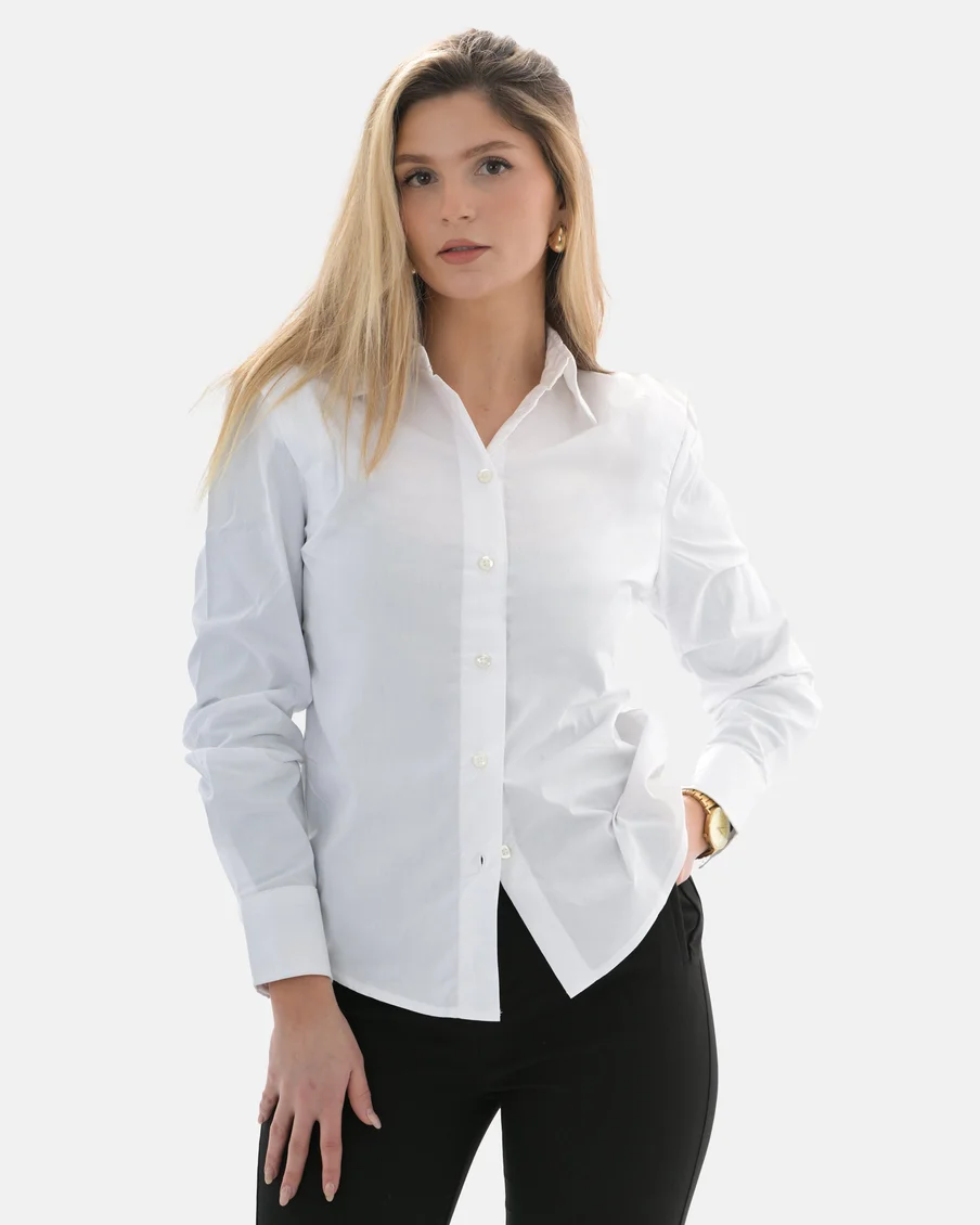 Image 1 of - ladiesshirtwhite1jpg