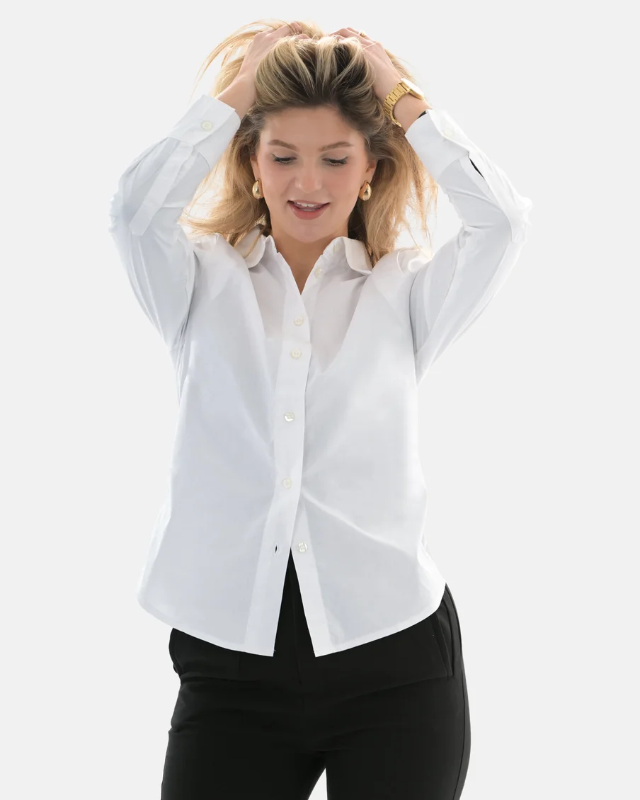 Image 5 of - ladiesshirtwhite5jpg